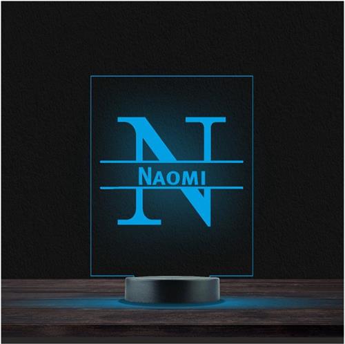 Led Lamp Met Naam - RGB 7 Kleuren - Naomi