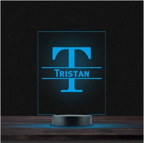 Led Lamp Met Naam - RGB 7 Kleuren - Tristan
