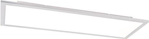 QAZQA liv - Moderne Dimbare LED paneel | Plafondlamp met Dimmer - 1 lichts - L 800 mm - Staal - Woonkamer | Slaapkamer | Keuken