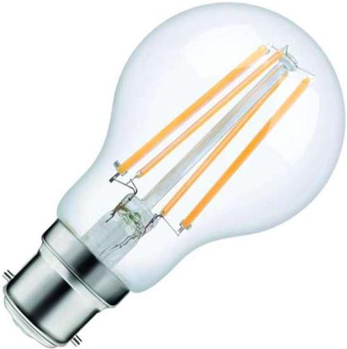 SPL LED Filament Classic - 8W / DIMBAAR Fitting Ba22d Lichtkleur 2700K