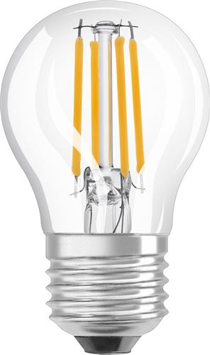 LEDVANCE Mini klassieke gloeidraadbol met WiFi-technologie, 4W, Warm wit, E27, Pack of 1