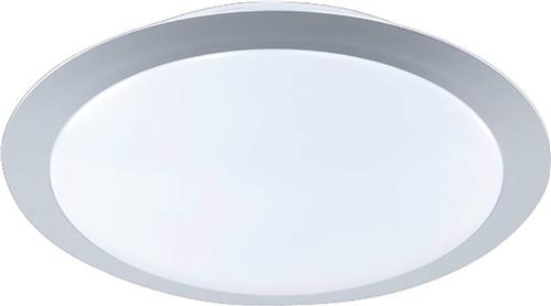 LED Plafondlamp - Plafondverlichting - Torna Ginzon - 9W - Warm Wit 3000K - Dimbaar - Rond - Mat Titaan - Aluminium