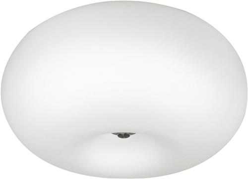 EGLO Optica - Plafondlamp - Ø35 cm - Nikkel-Mat - Wit