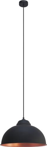 EGLO Truro 2 Hanglamp - Ø 37 cm - Zwart/Koper