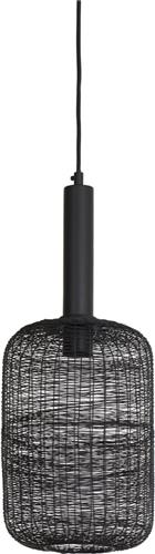Light & Living Hanglamp Lekang - 55cm hoog - Mat Zwart