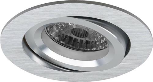 LED inbouwspot Arvid -Rond Chrome -Extra Warm Wit -Dimbaar -4W -Philips LED