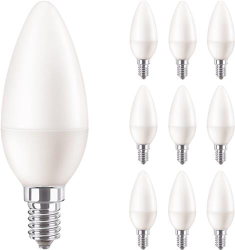 Voordeelpak 10x Philips Corepro LEDcandle E14 Mat 7W 806lm - 822-827 Dim To Warm | Dimbaar - Vervangt 60W