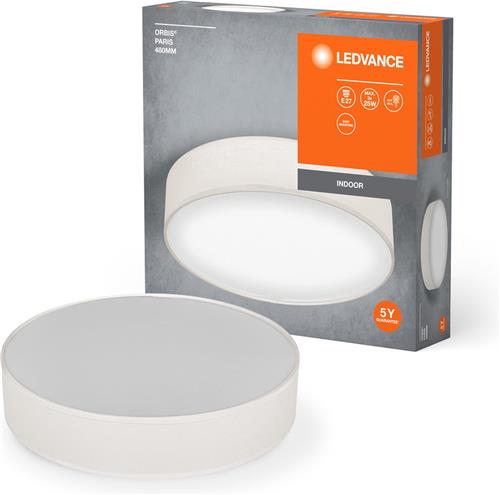 LEDVANCE ORBIS PARIS plafondlamp 480mm, beige, 3XE27