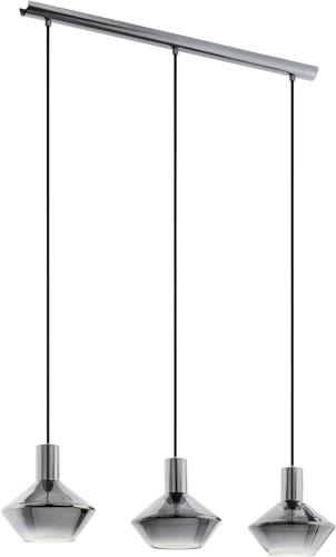EGLO 97424 hangende plafondverlichting Harde montage Nikkel E27 60 W A,A+,A++,B,C,D,E