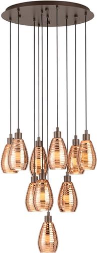 Eglo SIRACUSA - Hanglamp - Bruin