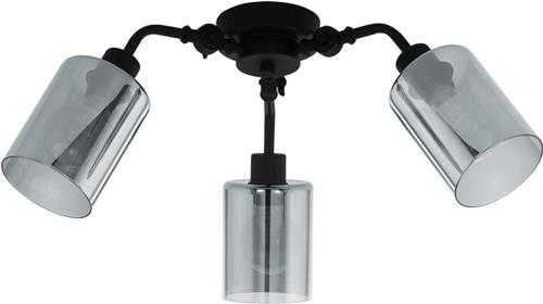 EGLO Forestburg Plafondlamp - E27 - Ø 66,5 cm - Zwart