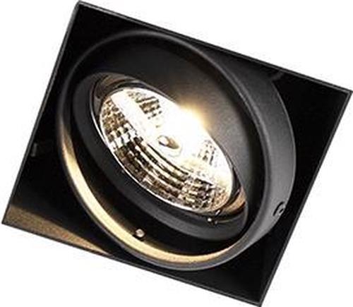 QAZQA oneon trimless 70 - Moderne Inbouwspot - 1 lichts - L 175 mm - Zwart - Woonkamer | Slaapkamer | Keuken