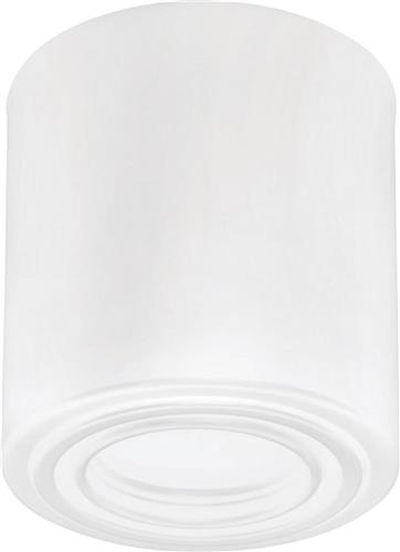Opbouwspot GU10 - Frino - Opbouw Rond - Glans Wit - Aluminium - Kantelbaar - Ø93mm