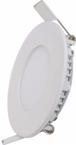 Inbouwspot LED Paneel Extra Plat 6W Rond WIT - Wit licht - Overig - Wit Neutre 4000K - 5500K - SILUMEN