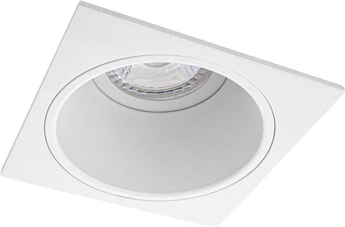 Spot Armatuur GU10 - Proma Minko Pro - GU10 Inbouwspot - Vierkant - Wit - Aluminium - Verdiept - 90mm