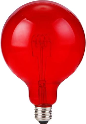 SPL E27 LED Globelamp | 4W Rood 220V/240V 410 | 360° Dimbaar