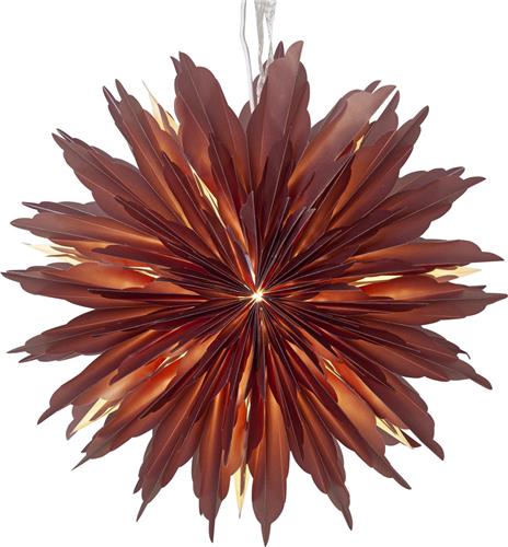 Star Trading papieren ster Dis, rood, kerstdecoratie, 40 cm