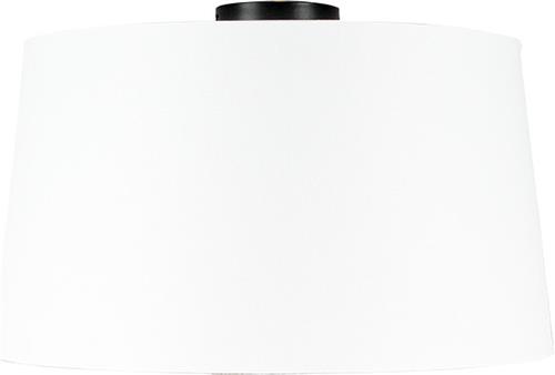 QAZQA Combi - Moderne Plafondlamp - 1 lichts - H 260 mm - Zwart - Woonkamer | Slaapkamer | Keuken