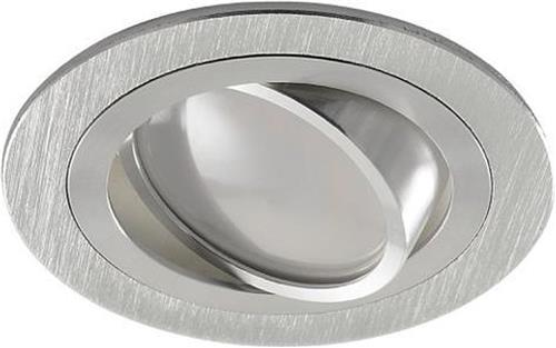 LED inbouwspot Elof -Rond Chrome -Warm Wit -Niet Dimbaar -2.7W -Philips LED
