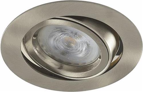LED inbouwspot Mattias -Rond RVS Look -Sceneswitch -Dimbaar -5W -Philips LED