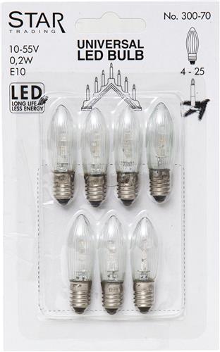 Star Trading E10 Gloeilampen Reservelamp Universeel LED