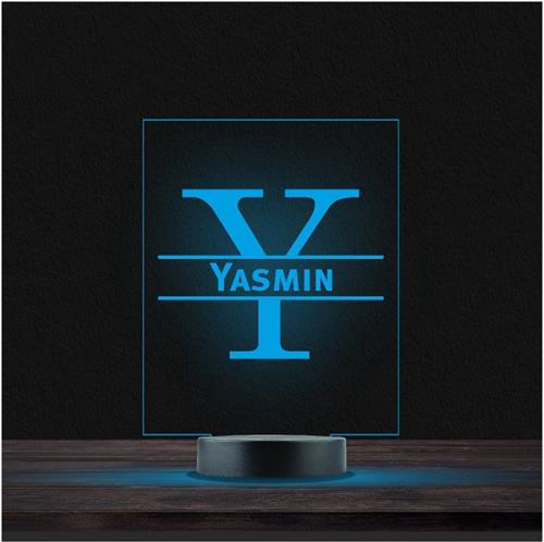 Led Lamp Met Naam - RGB 7 Kleuren - Yasmin