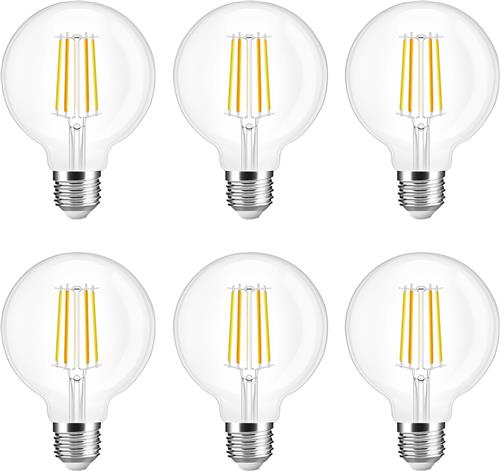 Slimme Zigbee E27 filament lamp voordeelset - G95 model (6 stuks) - Smart lamp - Slimme Zigbee lamp
