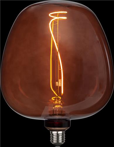 E27 Design Bulb XXL Bruin Glas 1800K