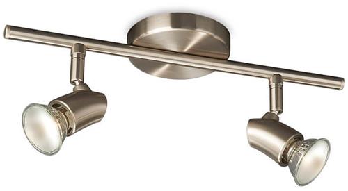 Plafondspot / Plafondlamp PHILIPS Kinja, 544917PN, Matt Chrome, Excl. lichtbron(nen)