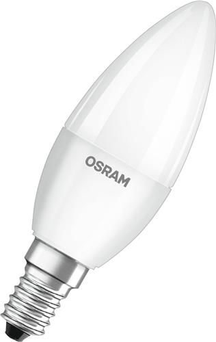 OSRAM 4058075431072 LED-lamp Energielabel F (A - G) E14 Kaars 5.5 W = 40 W Warmwit (Ø x l) 37 mm x 100 mm 1 stuk(s)