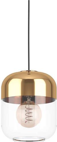 EGLO Maryvilla Hanglamp - E27 - Ø 17 cm - Goud/Zwart