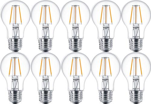 Philips CorePro LEDBulb A60 E27 4.3W 2700K 470lm 230V - Helder - Warm Wit - Per doos á 10 stuks