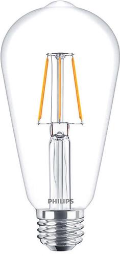 Philips Corepro LEDbulb E27 Edison Filament Helder 4W (40W) 470lm - 827 Zeer Warm Wit