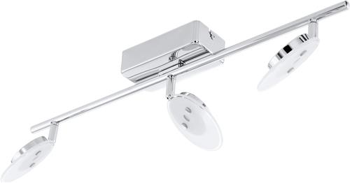EGLO Ervas - Spot - 3 Lichts - LED - Chroom - Wit, Helder