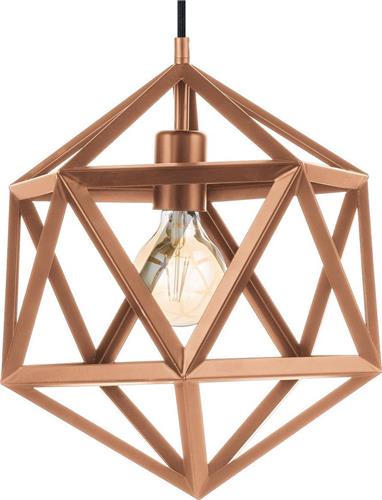 EGLO Vintage Embleton - Hanglamp - 1 Lichts - Koperkleurig