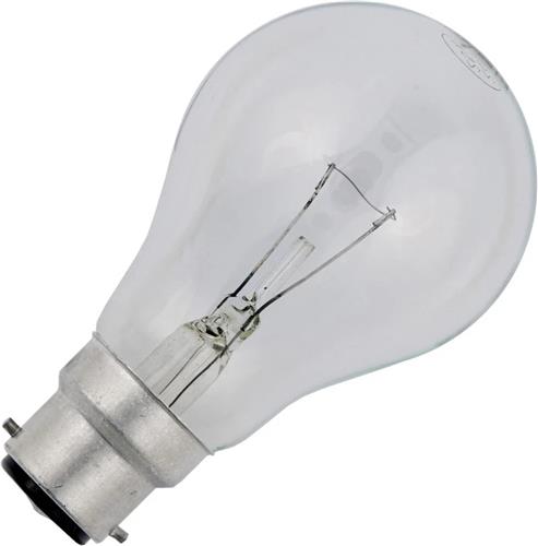 Schiefer Ba22d Gloeilamp | 60W 2700K 780lm 32V | Dimbaar