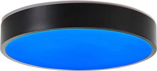 BRILLIANT Tuya app bestuurbaar, 33 cm, RGB, 2300 lm, dimbaar, 3000-6500 K, zwart