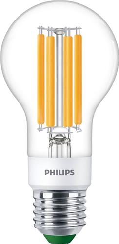 Philips MASTER LEDbulb Ultra Efficient E27 Peer Helder 4W 840lm - 830 Warm Wit | Dimbaar - Vervangt 60W