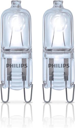 Philips EcoHalo Clickline G9 - Halogeen Lampjes Insteek - 28W 2800K 370lm 230V - Warm Wit - Duo Pack