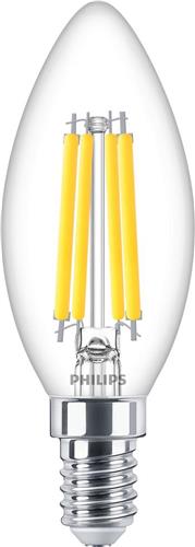 PHILIPS - LED Lamp E14 - MASTER Value LEDcandle E14 Filament Helder 3.4W 470lm - 927 Zeer Warm Wit 2700K - Beste Kleurweergave - Dimbaar | Vervangt 40W