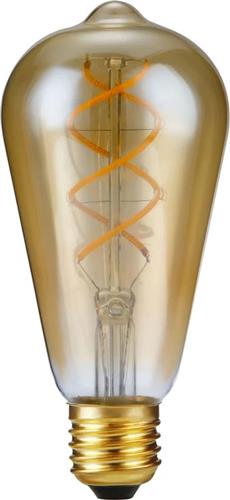 SPL E27 LED Edison Lamp | 5W Goud 2000K 220V/240V 820 | 360° Ø64mm Dimbaar