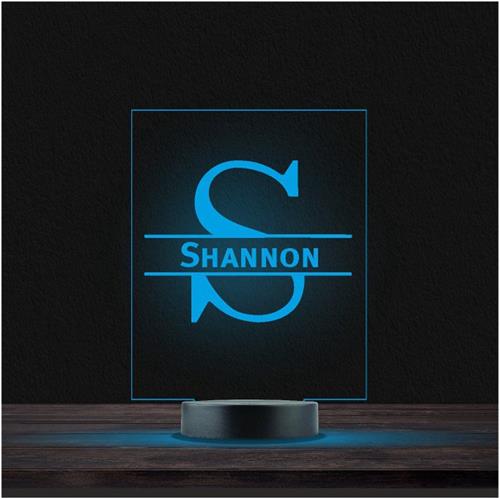 Led Lamp Met Naam - RGB 7 Kleuren - Shannon