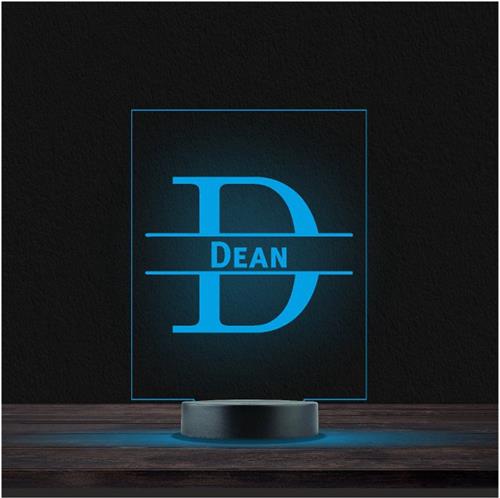 Led Lamp Met Naam - RGB 7 Kleuren - Dean