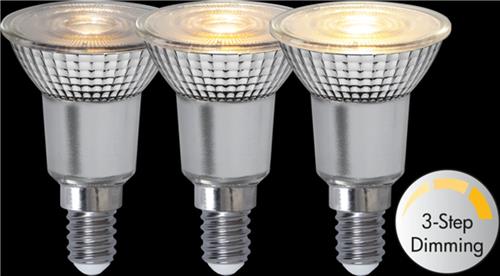 3 standen- Spot - E14 - 4W - Extra Warm Wit - 2700K - Dimbaar