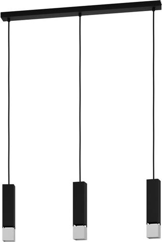 EGLO Butrano Hanglamp - GU10 - 77 cm - Zwart;Zilver