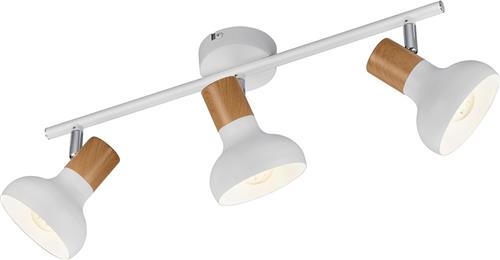 LED Plafondspot - Trion Livori - E14 Fitting - 3-lichts - Rechthoek - Mat Wit - Metaal