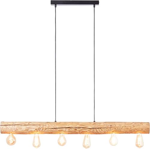 Brilliant Trabo - Hanglamp - Bruin