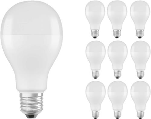 Voordeelpak 10x Ledvance CLASSIC LED E27 Peer Mat 19W 2452lm - 827 Zeer Warm Wit | Vervangt 150W