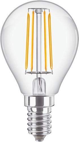 Philips Corepro LEDluster E14 Kogel Filament Helder 4.3W 470lm - 827 Zeer Warm Wit