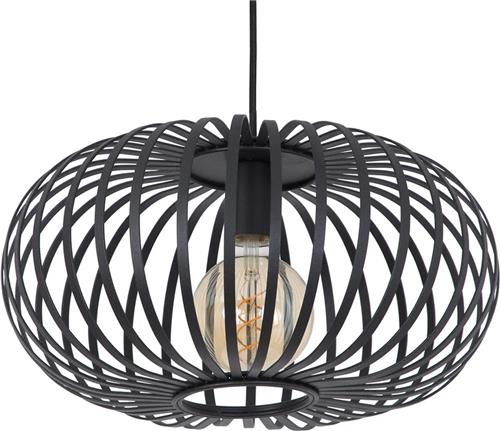 1-lichts hanglamp Sole - zwart